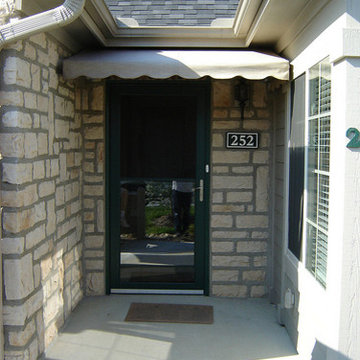 Residential awnings - canvas