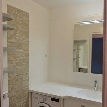 Plan-vasque en Corian sur-mesure