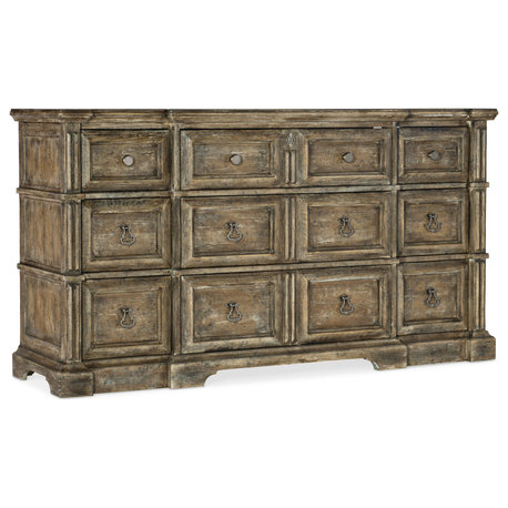 Hooker Furniture La Grange Rolling Hill Nine-Drawer Dresser