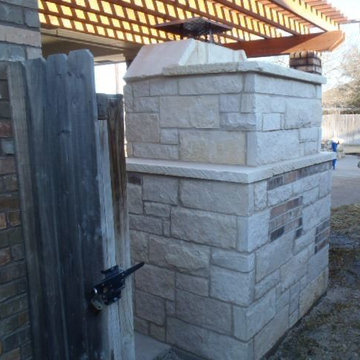 The Newsome Family Wood Fired Brick Pizza Oven in Texas