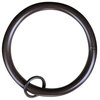 Urbanest Set of 16, 2 1/2" Curtain Rings With Eyelets, Bronze