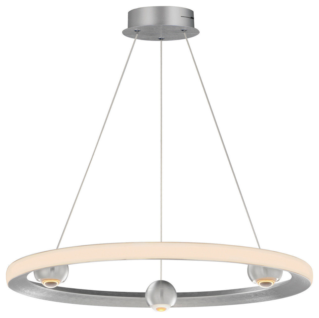 Nodes LED Pendant, Brushed Aluminum - Modern - Pendant Lighting - by ...