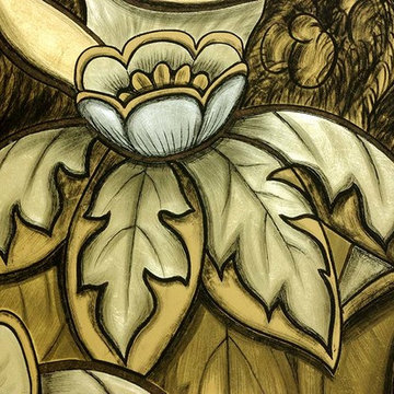 Verre Eglomise Murals