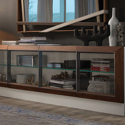 Hilton Sideboard / Showcase 4-Door by Cattelan Italia - $5,150.00 - Buffets And Sideboards