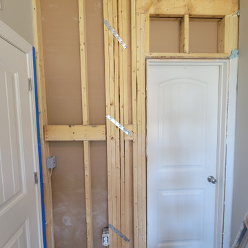 Load bearing wall pocket door