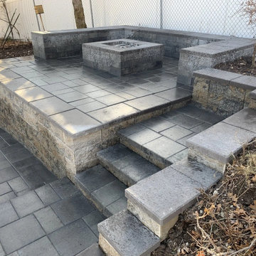 Gas Fire Pit and Seating