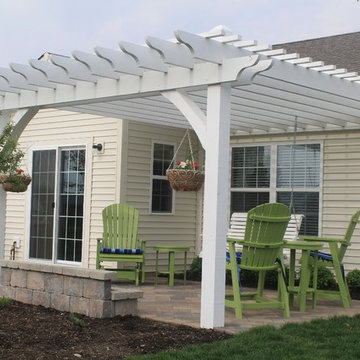 Greenfield Patio and Attached Pergola