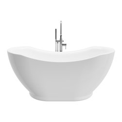 A&E Bath and Shower - Salacia 65" Freestanding Tub With Faucet - Bathtubs
