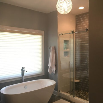 Modern bathroom remodel