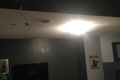 TV Room Pot Light Installation