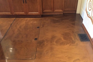 copper epoxy resin flooring