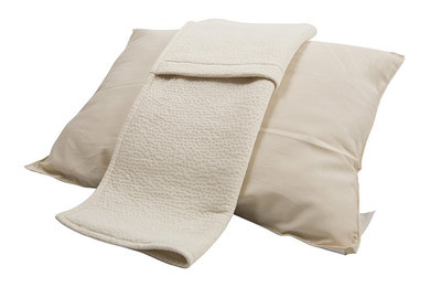 Organic Wool Adult Pillow, All Natural & 100% GOTS Certified,  Hypoallergenic