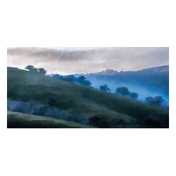 Douglas Page Photographic Arts - Misty Ridge, Art, 32"x16" - Photographs