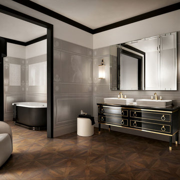 Vintage Wood Look Porcelain