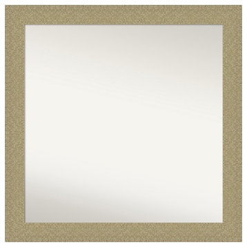 Mosaic Gold Non-Beveled Wall Mirror 30.25x30.25 in.