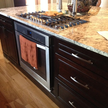 Kraftmaid kitchen Peppercorn Cherry