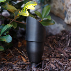 Atlanta House and Yard Lighting Project #2 Brass Accent Up Light - Outdoor Lighting