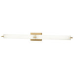 George Kovacs - Tube LED Wall Sconce, Honey Gold - Stylish and bold. Make an illuminating statement with this fixture. An ideal lighting fixture for your home.
