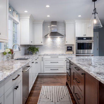 Clean and Classic Expanded Kitchen w/Addition