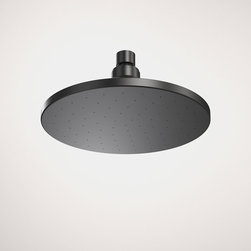 Caroma Liano Nexus Overhead Rain Shower Head 3 star - Black - Shower Heads and Body Sprays