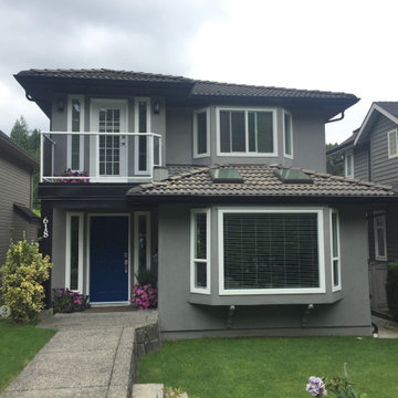 Exterior Stucco Spray Painting- After Photo