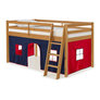 Bed Color: Cinnamon, Tent: Blue/Red