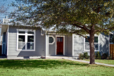 Example of a trendy exterior home design in Austin