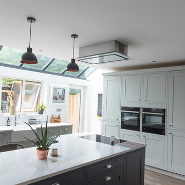 Partridge Grey and Charcoal Painted Kitchen