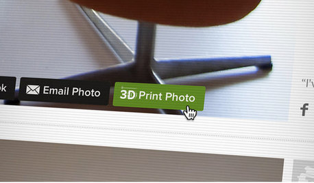 Houzz Announces 3D Furniture Printing