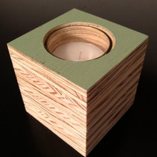 Recycled/Reclaimed Wood Candle Holders