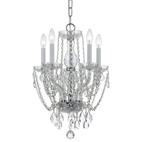 Traditional Crystal 5 Light Spectra Crystal Mini Chandelier