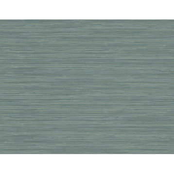Bondi Teal Grasscloth Texture Wallpaper Bolt
