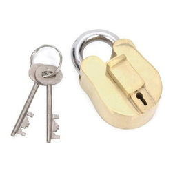 Restorers 3 7/8 Inch Brass Padlock - Home Improvement