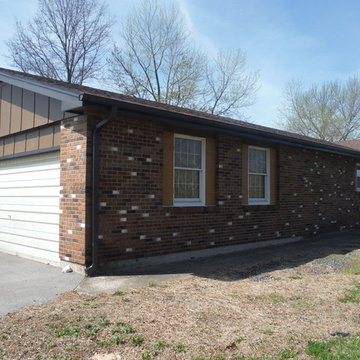HardiePanel Vertical Siding in Chestnut Brown | Saint Paul, MO. (63368)
