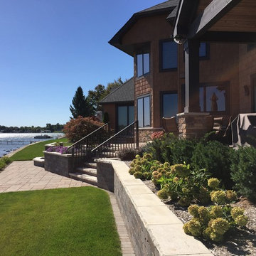 View of Side of House with Landscape Terraces