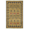 Unique Loom Navy Blue Carnation Edinburgh 3' 3 x 5' 3 Area Rug