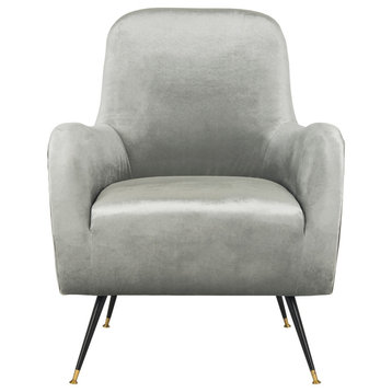 Noelle Accent Chair - Light Gray