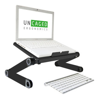 Uncaged Ergonomics Workez Monitor Stand Adjustable in the Office