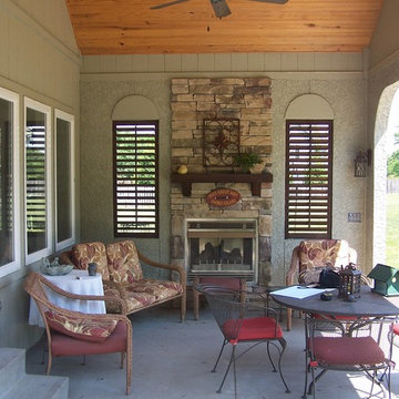 Outdoor Fireplace Escape
