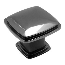 Cosmas - Cosmas 4391BN Black Nickel 1-1/4&rdquo; Square Cabinet Knob [10-PACK] - Cabinet And Drawer Knobs