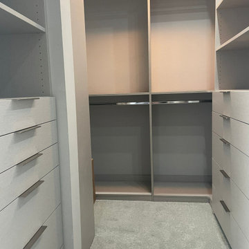 Coconut Grove Custom Closet with Built-In Safe