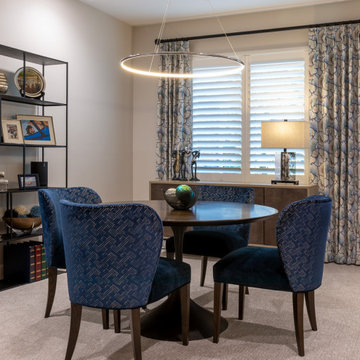 Formal Dining Room Converted to Game Room