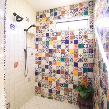 Bathroom- Bold Mexican-style