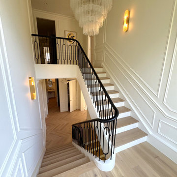 Project #134 | Straight Staircase with Elliptical Stringer