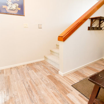 Wood-look Porcelain Tile Entry