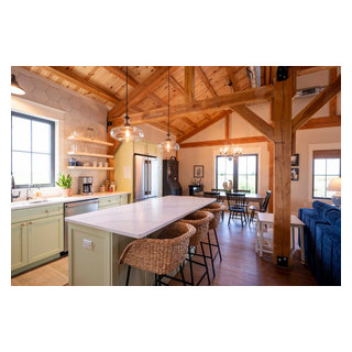 The Armstrong - EHE0420 - Rustic - Kitchen - by Legacy Post & Beam