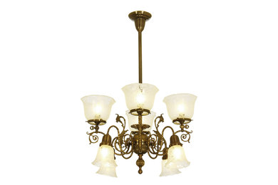 St. George Gas Electric Chandelier