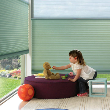 Duette® honeycomb shades with LiteRise®