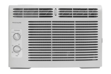 Window-Mounted Mini-Compact Air Conditioner with Mechanical Controls