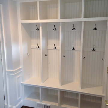 Charlestown MA Entry Mudroom Cubbies